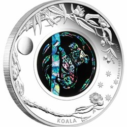 2012 - Australian Opal Series - The Koala 1oz Silver Proof Coin