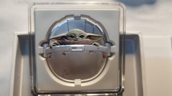 2022 Niue $2 1oz Silver Star Wars Mandalorian Grogu Pod Colorized Proof