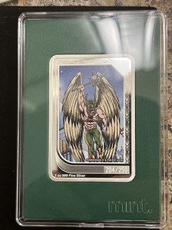 2023 - 1oz Silver Coin DC Comics Mint Trading Coins Limited Hawkman 204/250