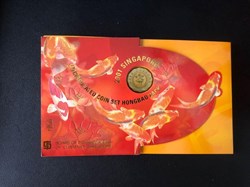 2001 Singapore Uncirculated Coin Set Hongbao Pack