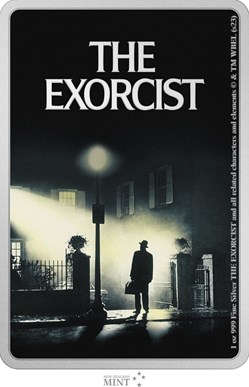 2023 Niue The Exorcist 50th Ann. 1oz Silver Colorized Proof Coin