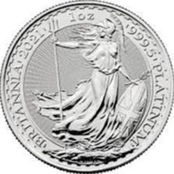 2022 - United Kingdom Platinum Britannia - 1 oz