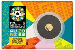 2023 - Australia $5 FIFA WOMEN'S World Cup Emblem 0.5 Grams Gold PL in Coincard