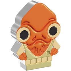 2022 - Star Wars™ – Admiral Ackbar™ 1oz Silver Chibi® Coin