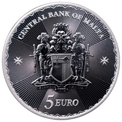 2023 Malta Maltese Cross 1oz Silver BU Coin