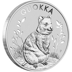 2023 - Quokka 1 Oz 999 Silver 2023 Australia 1 Dollar ST/BU