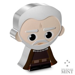 2023 Niue Star Wars Count Dooku 1oz Silver Colorized Proof Chibi Coin