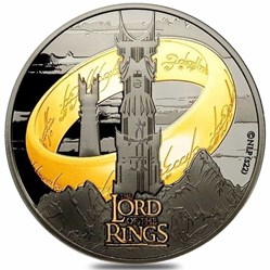 2022 Samoa Lord of the Rings 1oz Silver Proof-Like Coin
