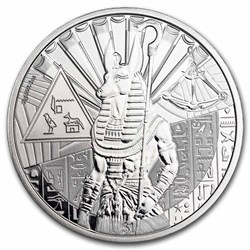 2023 - Anubis Egyptian Gods 1oz Silver 999 $1 Sierra Leone