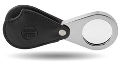 Monnaie de Paris magnifying glass with 3x magnification with black leather case 75006
