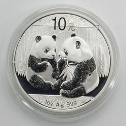 2009 Chinese Panda 1 oz Silver Coin BU