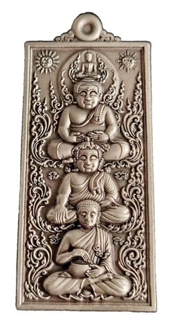 2021 - Authentic Thai amulet Happy Buddha Sangkachai Siwali Upakut Lucky LP PHAT real