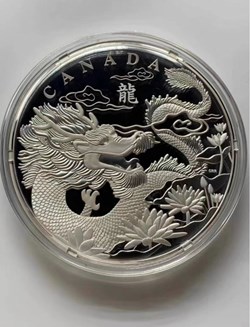 2012 Canada Dragon Silver Proof Coin - 1 Kilo