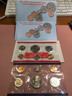 1994 - U.S. Mint Uncirculated Coin Set with D and P Mint Marks