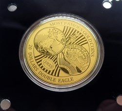 2022 - 999 Gold 1/200oz Coin Double Eagle Coin Niger 100 Francs Fine Gold
