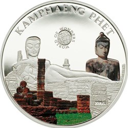 2016 Thailand Kamphaeng Buddha 5 Dollars Silver Coin,Proof