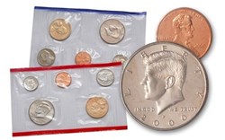 2000 - United States Mint Uncirculated Coin Set Denver Mint