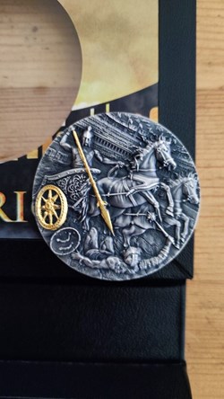 2019 Niue $5 Cart - Rydwan 2 Oz Silver Coin