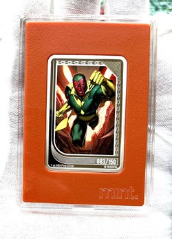 2023 - Uncommon Niue Marvel Trading Coins - Vision 83/150 - Mint Sold Out!