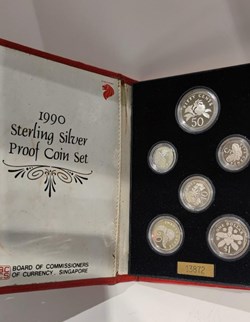 1990 Sterling Sliver Proof Coin Set