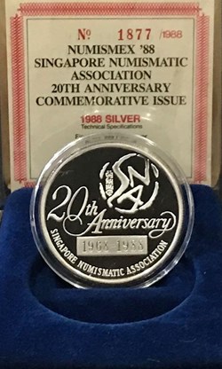 1988 20th Anniversary Of SNA,Silver Medal,UNC