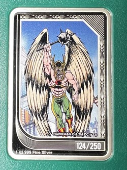 2023 - DC COMICS mint Trading Coins HAWKMAN NZ Mint Limited Mintage 124/250