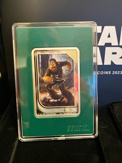2023 Niue Star Wars Mint Trading Coins Chewbacca 199/250
