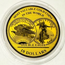 2018 - Coin | Coin Double Eagle 10 Dollars Fine Gold 999/1000 | Fine Gold 999/1000