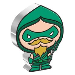 2022 Niue DC Comics Green Arrow 1oz Silver Chibi Proof Coin