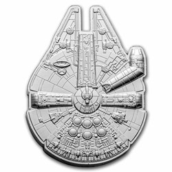 2023 – Star Wars™ Millennium Falcon™ 2oz Silver Shaped Coin