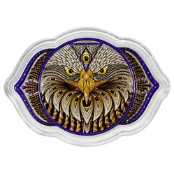 2023 Solomon Islands Eagle of the 6th Chakra 2oz Silver Colorized Coin