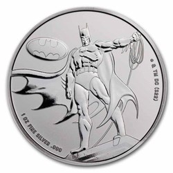 2023 - Batman™ DC Comics™ 1oz Silver Samoa ST/BU Silver Coin