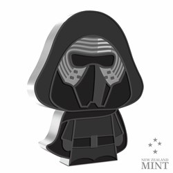 2021 Niue Star Wars Series Kylo Ren 1oz Silver Chibi Coin