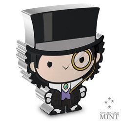 2023 Niue DC Batman The Penguin 1oz Silver Colorized Proof Chibi Coin