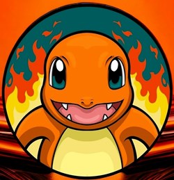 Pokemon Gotta Catch 'Em All CHARMANDER Enameled 1 oz Silver Round Coin charizard
