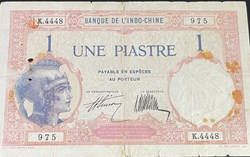 1921-1931 - French Indochina 1 Piastre