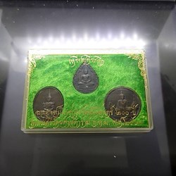 1982 - The Emerald Buddha, Copper Black Oxide coin. Series2 ,Set of 3 Season (back has royal faith)