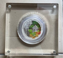 2016 Singapore Botanic Gardens Silver Proof Colour Coin