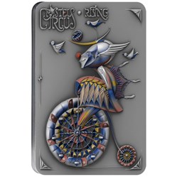2023 - RISING Pastel Circus 2 Oz Silver Coin 5$ Niue