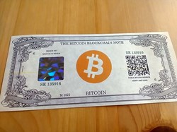 2022 - Bitcoin Misprint Wallet From Crypto USA