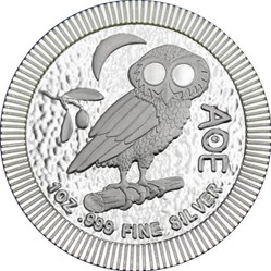 2020 - Niue - Silver coin 1 oz Athenian Owl