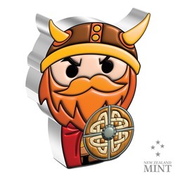 2022 Niue Warriors of History Viking 1oz Silver Chibi Coin