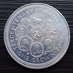 1979 PM Isle of Man 1 Crown - Manx Coinage ( 38.47mm Silver.925)