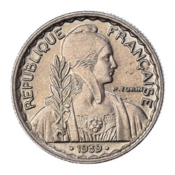 1939 - 10 cents Republique Francaise Coin