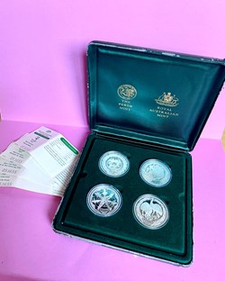 2000 - Sydney olympic $5 coin collection 4 coins set