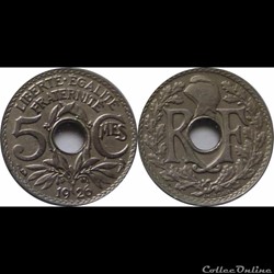 1926 - 05 cts petit module - Paris