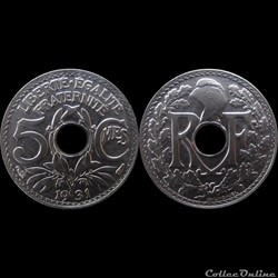1931 - 05 cts petit module - Paris