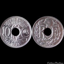1923 - 10 cts - Poissy