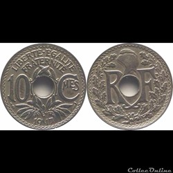 1917 - 10 cts Paris
