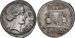 416/1a. Scribonia (62 BC)